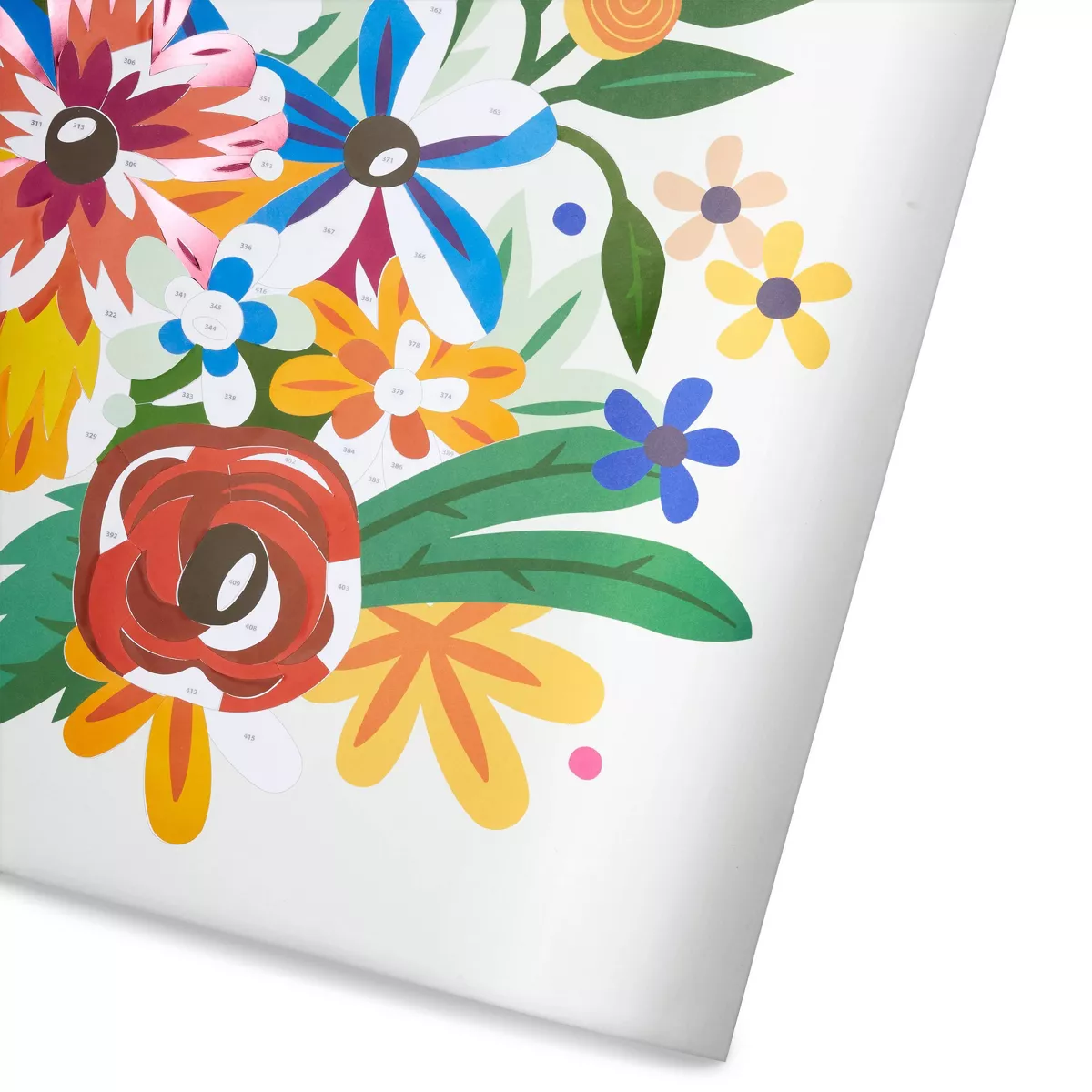 Sticker-By-Number Poster Kit Floral - Mondo Llama™