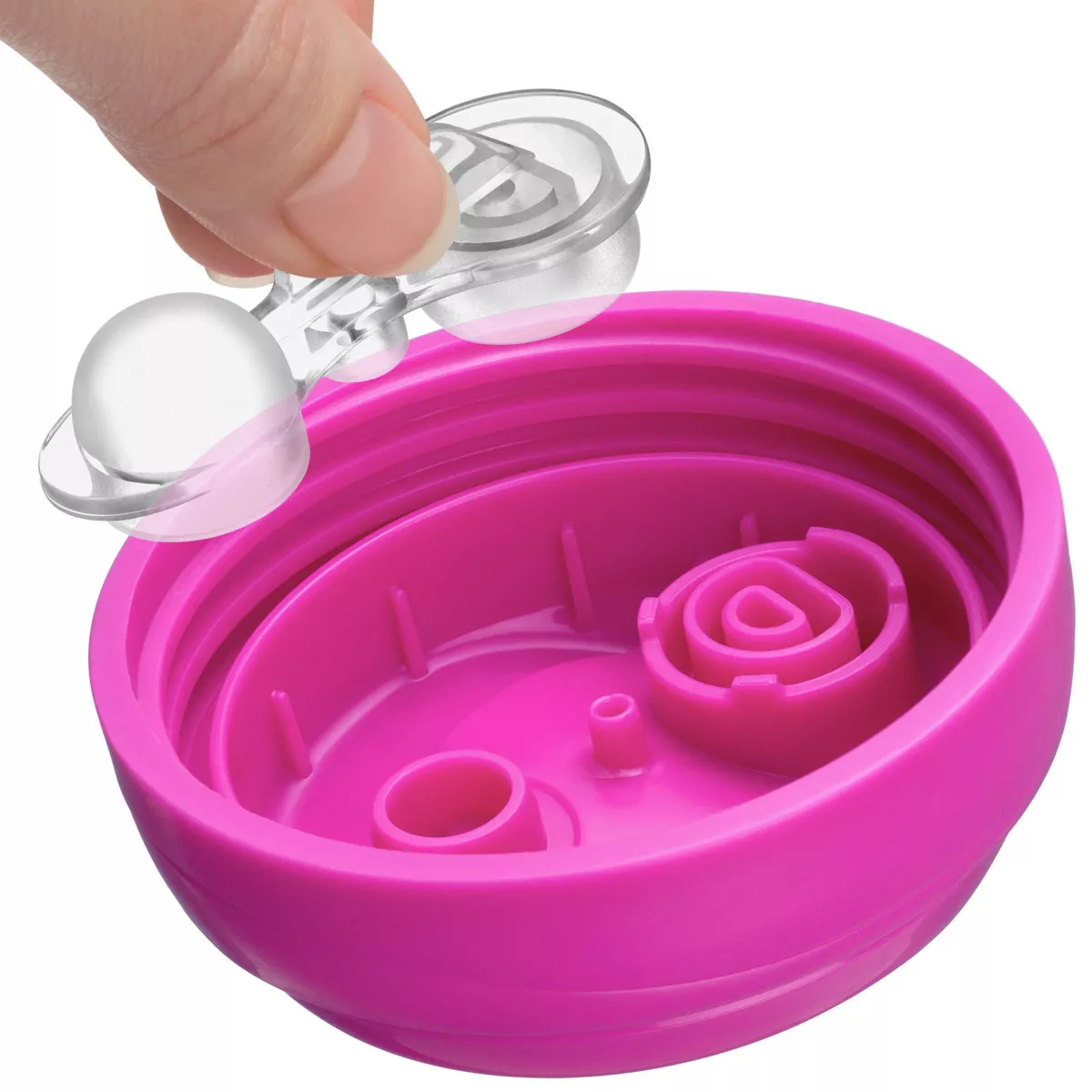 Chicco Glow in The Dark Sippy Cup 12M+ - Pink 9oz