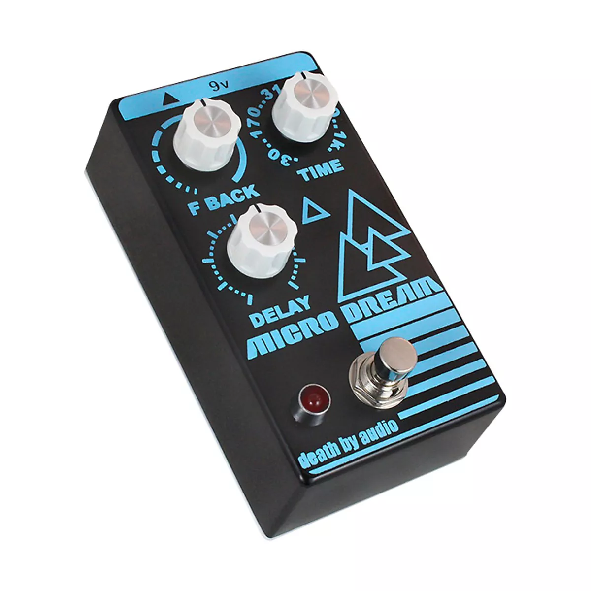 DEATH BY AUDIO Micro Dream Lofi Delay Effects Pedal Black
