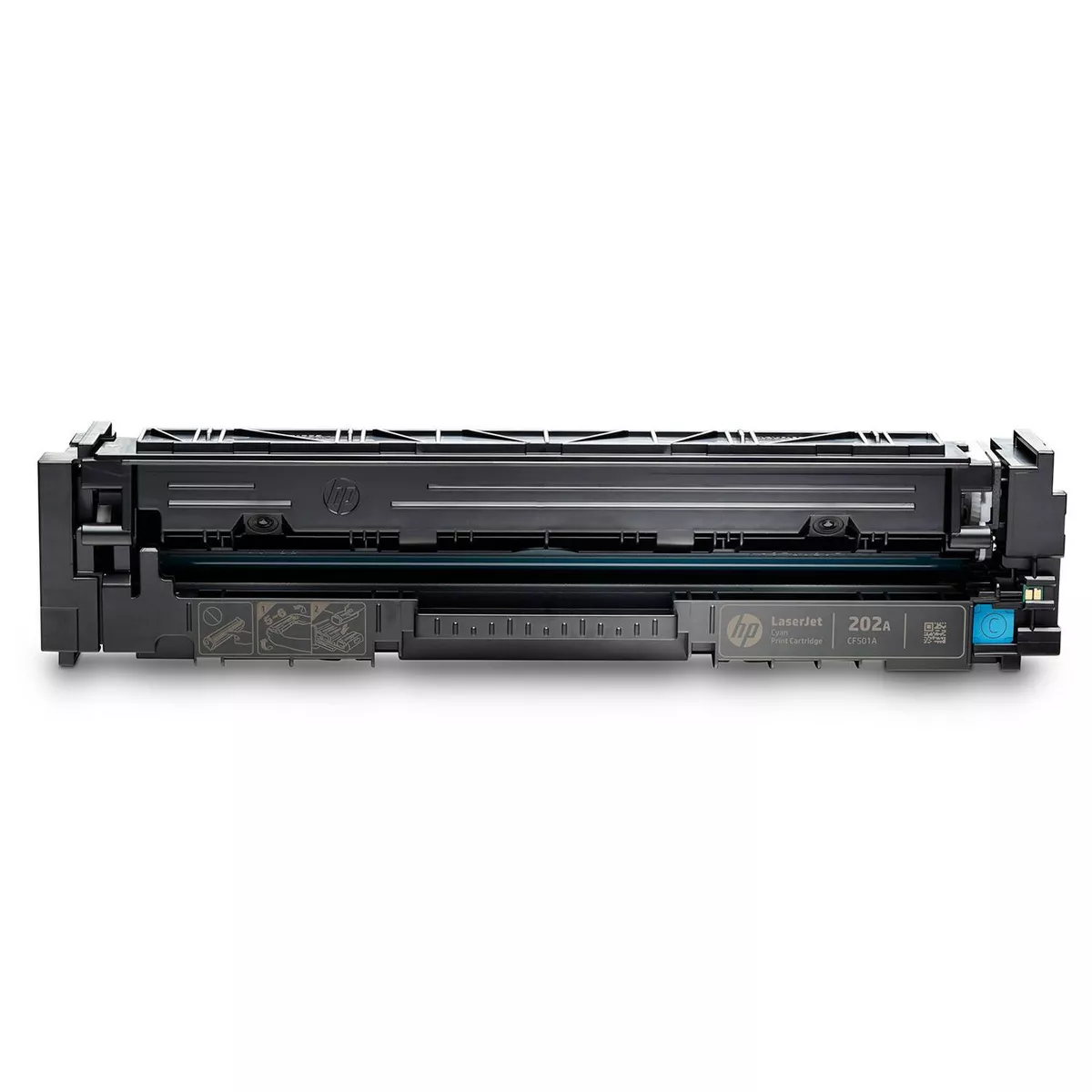 HP 202A LaserJet Toner Cartridge - Cyan (CF501A)
