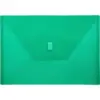 Lion Office Products Poly Envelope Side Opening Hook/Loop 13"x9-3/8" Green 22080GR