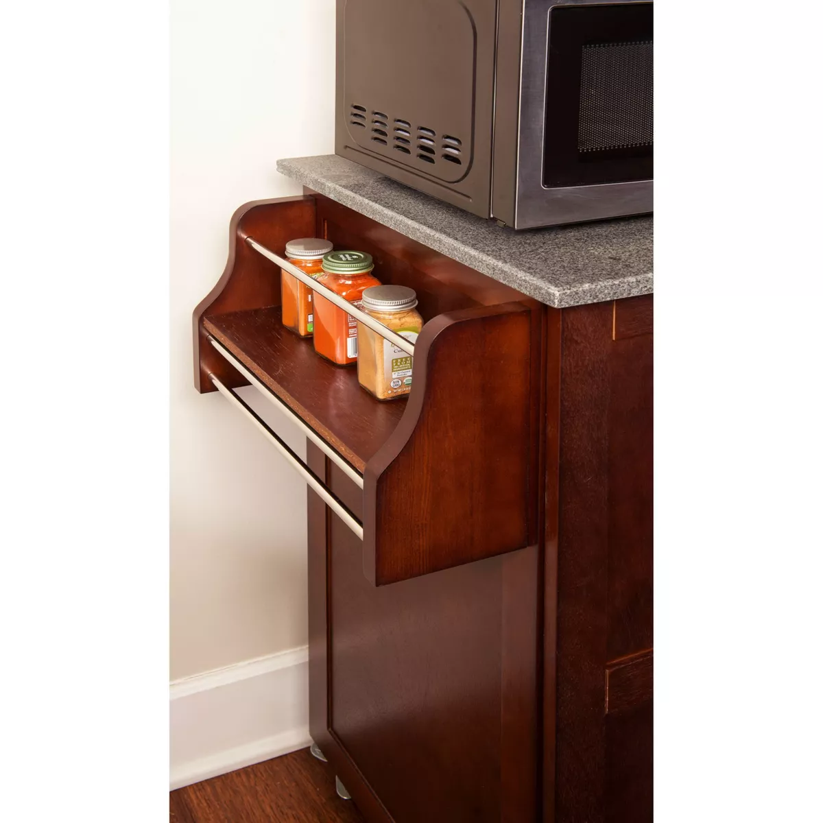 Alanis Kitchen Cart Espresso - Linon