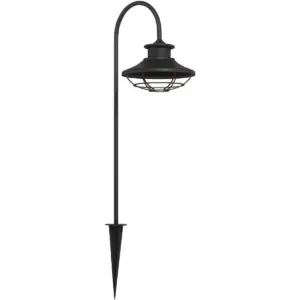 John Timberland Braden Textured Black 6-Piece LED Path and Spot Light Set