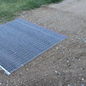 Yard Tuff YTF-33HPDM ATV/UTV 3' x 3' Zinc Plated Field Surface Leveling Drag Mat
