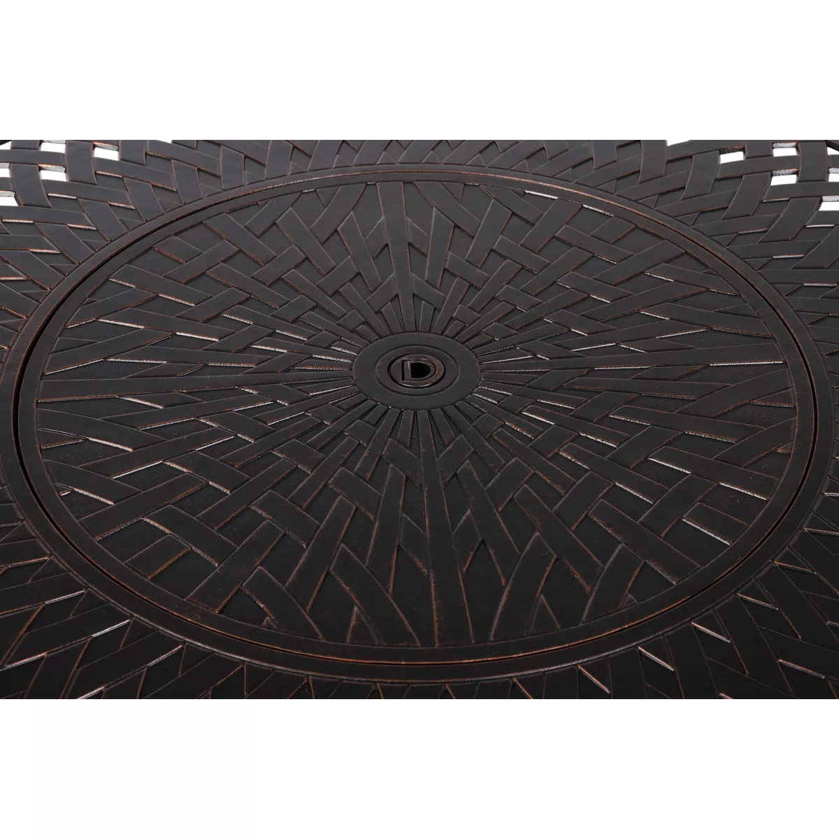 Verona Aluminum Round LPG Fire Pit - Fire Sense