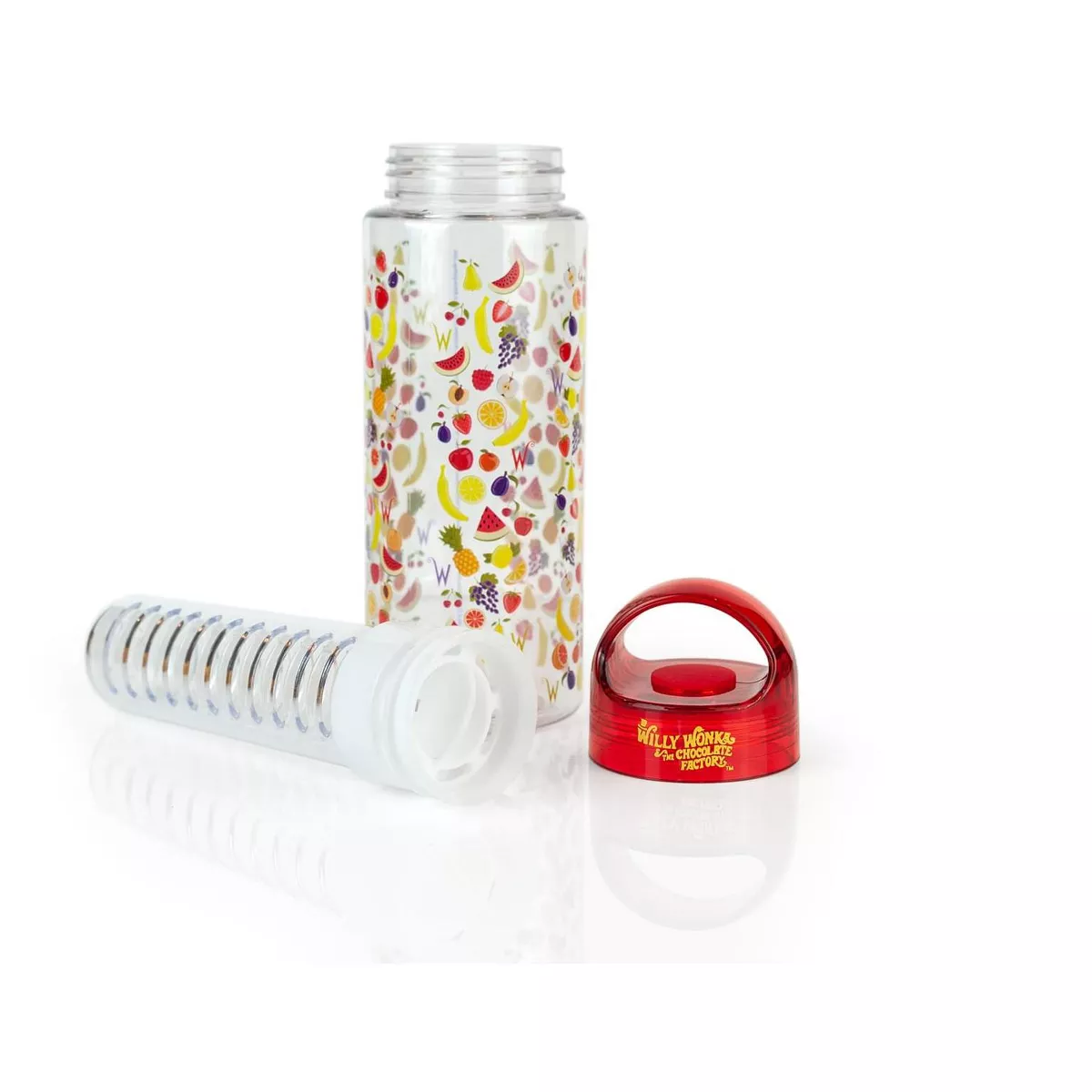 Crowded Coop, LLC Willy Wonka Fruit Infuser Water Bottle - 16-Ounce