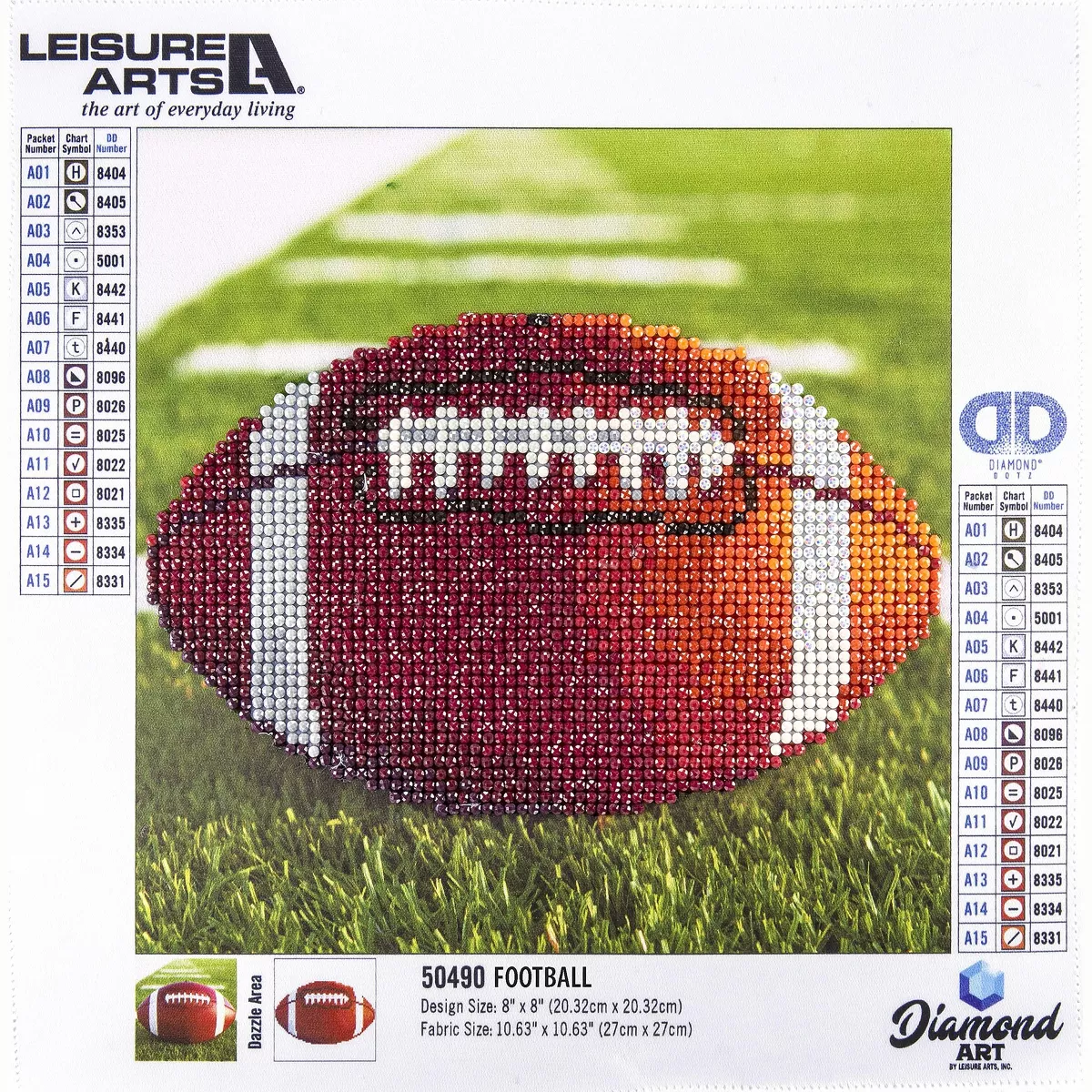 Leisure Arts Sparkle Art Diamond Paint Kit 10.63