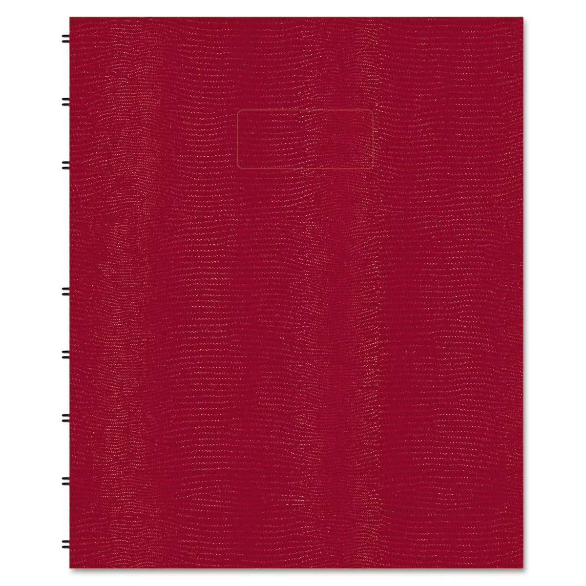 Blueline MiracleBind Notebook College/Margin 9 1/4 x 7 1/4 White Red Cover 75 Sheets AF915083