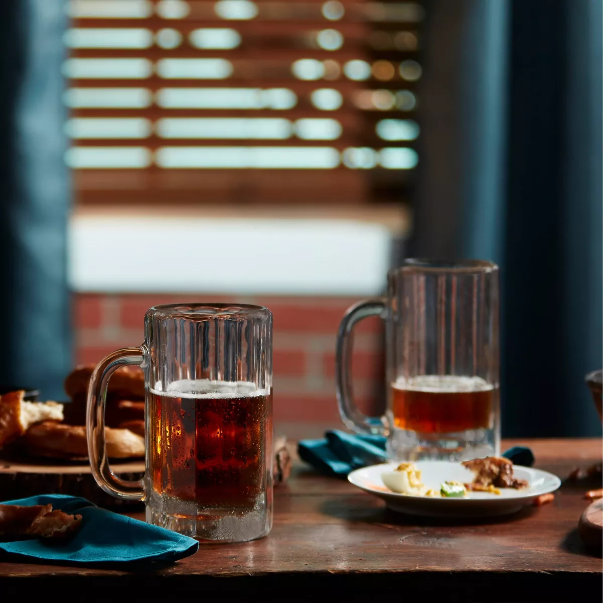 Libbey Heidelberg Glass Mugs 16oz - Set of 4