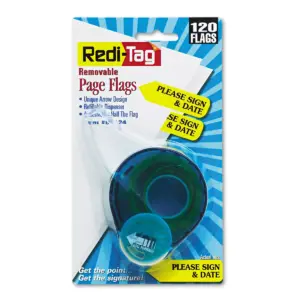 Redi-Tag Arrow Message Page Flags in Dispenser