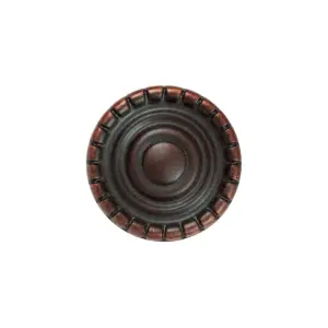 Sumner Street Home Hardware 1.25 4pc Knob Oil-Rubbed Bronze Laurel