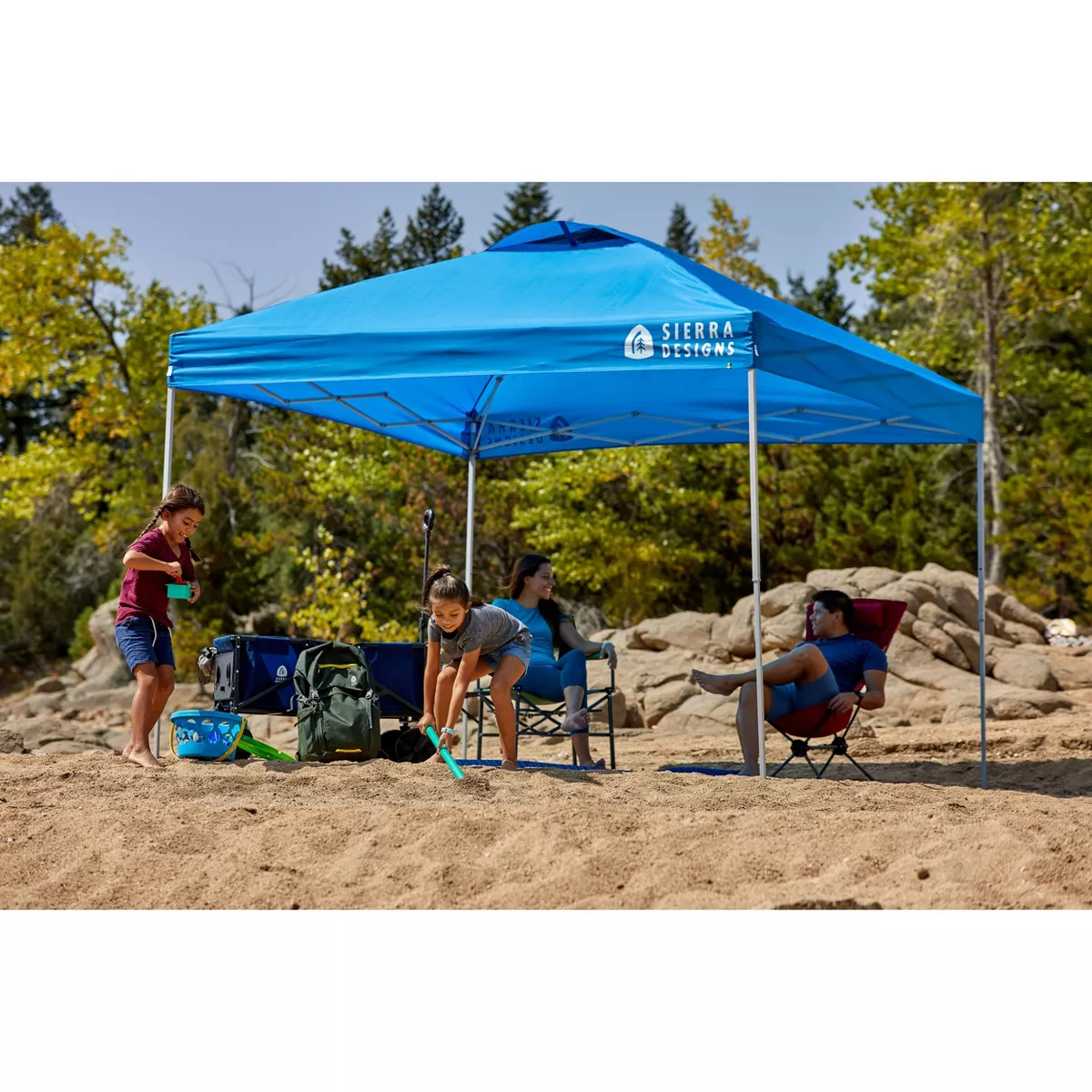Sierra Designs 10'x10' Canopy with Shade Wall