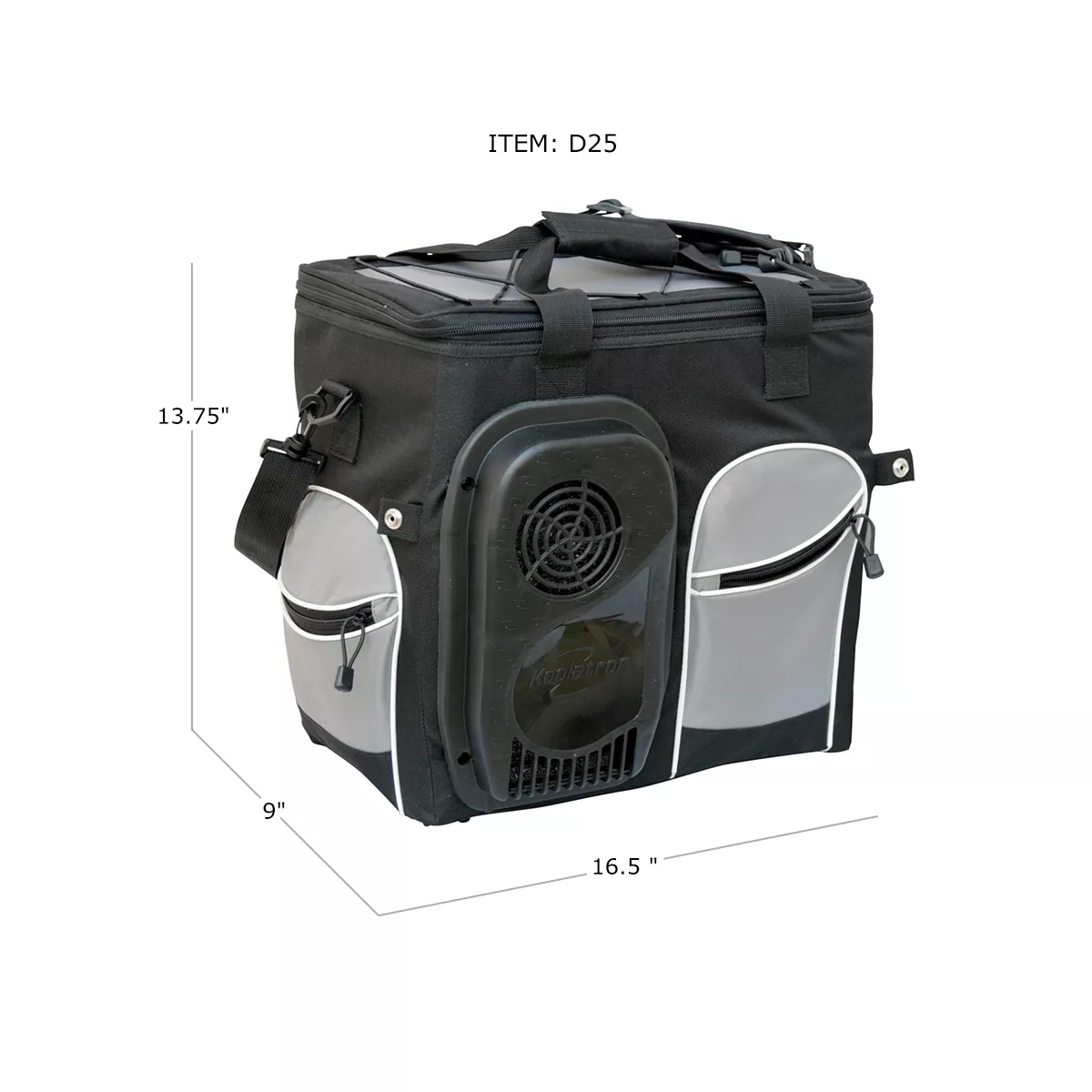 Koolatron D25 Soft-sided 26 quart (24.5L) 12 Volt Plugin Portable Travel Cooler Bag