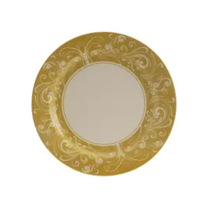 16pc Stoneware Delight Dinnerware Set Yellow - Elama