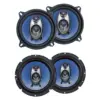 2) Pyle PL63BL 6.5" 360W 3-Way + PL53BL 5.25" 200W Car Audio Coaxial Speakers