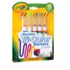 Crayola Washable Marker Set - 15 Colors Segmented Tip, Tri-Color, set of 5
