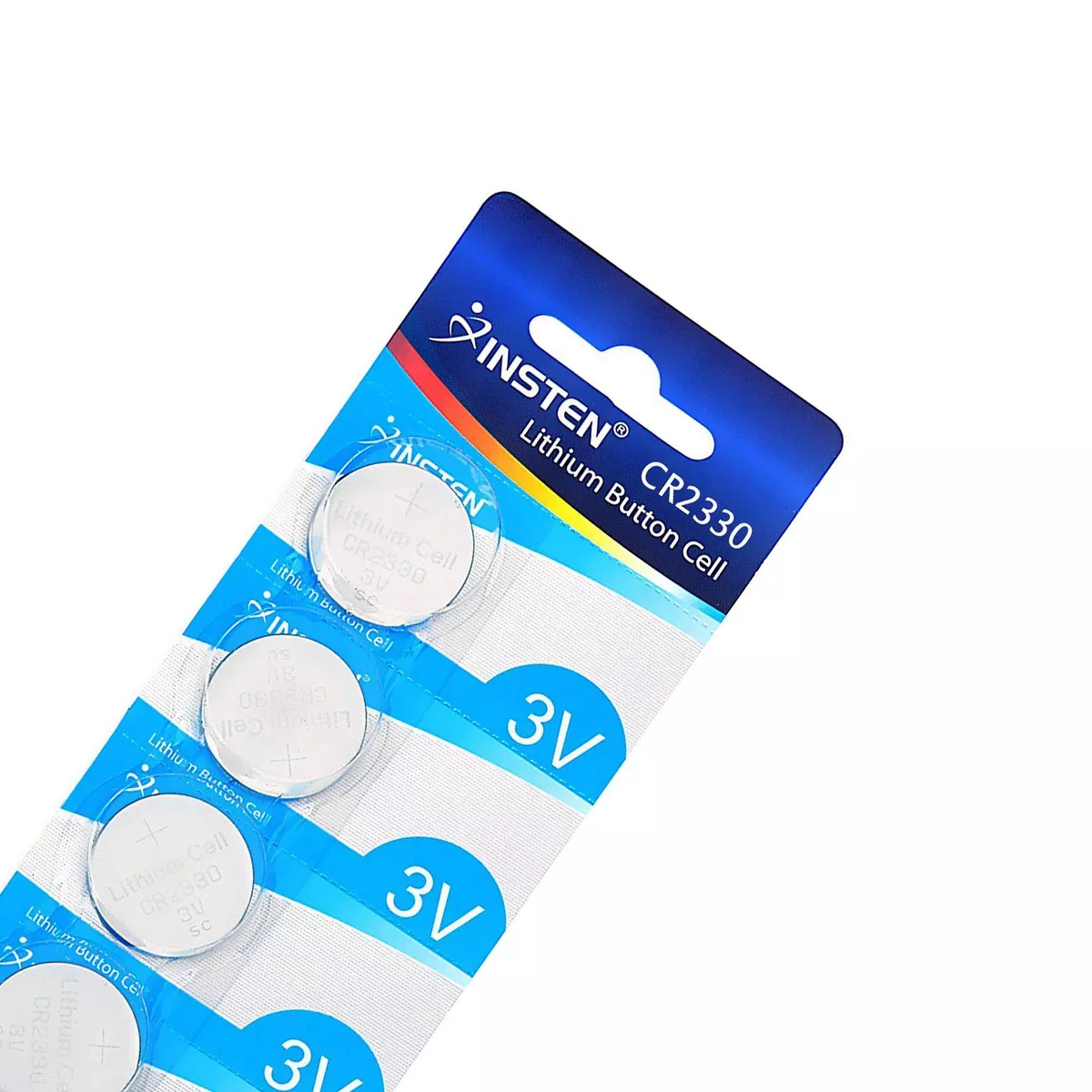 Insten CR2330 CR 2330 3V Lithium Batteries Coin Button Cell Watch Battery (Pack Of 5-piece)