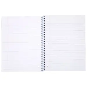 Mead 1 Subject Wide Ruled Spiral Notebook Blue