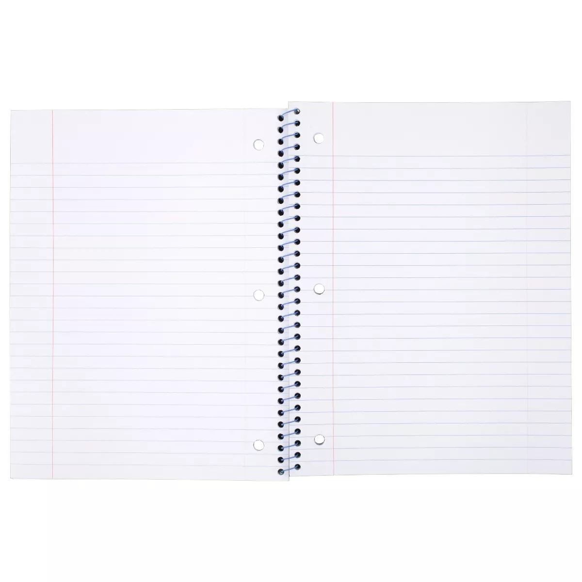 Mead 1 Subject Wide Ruled Spiral Notebook Blue