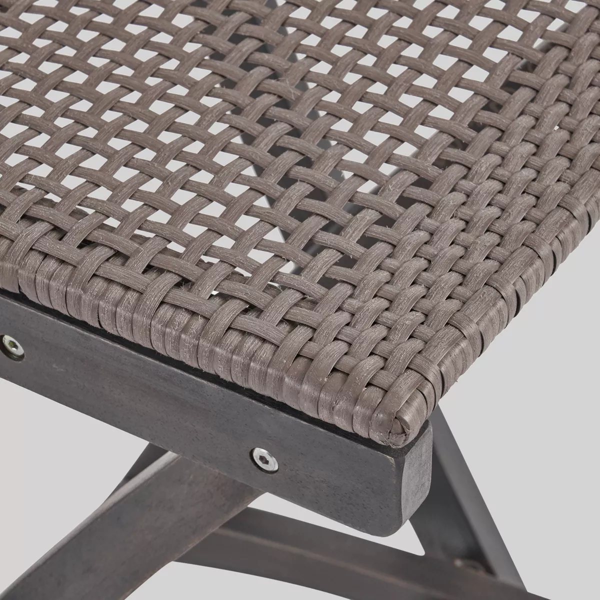 Polaris 3pc Wood and Wicker 45