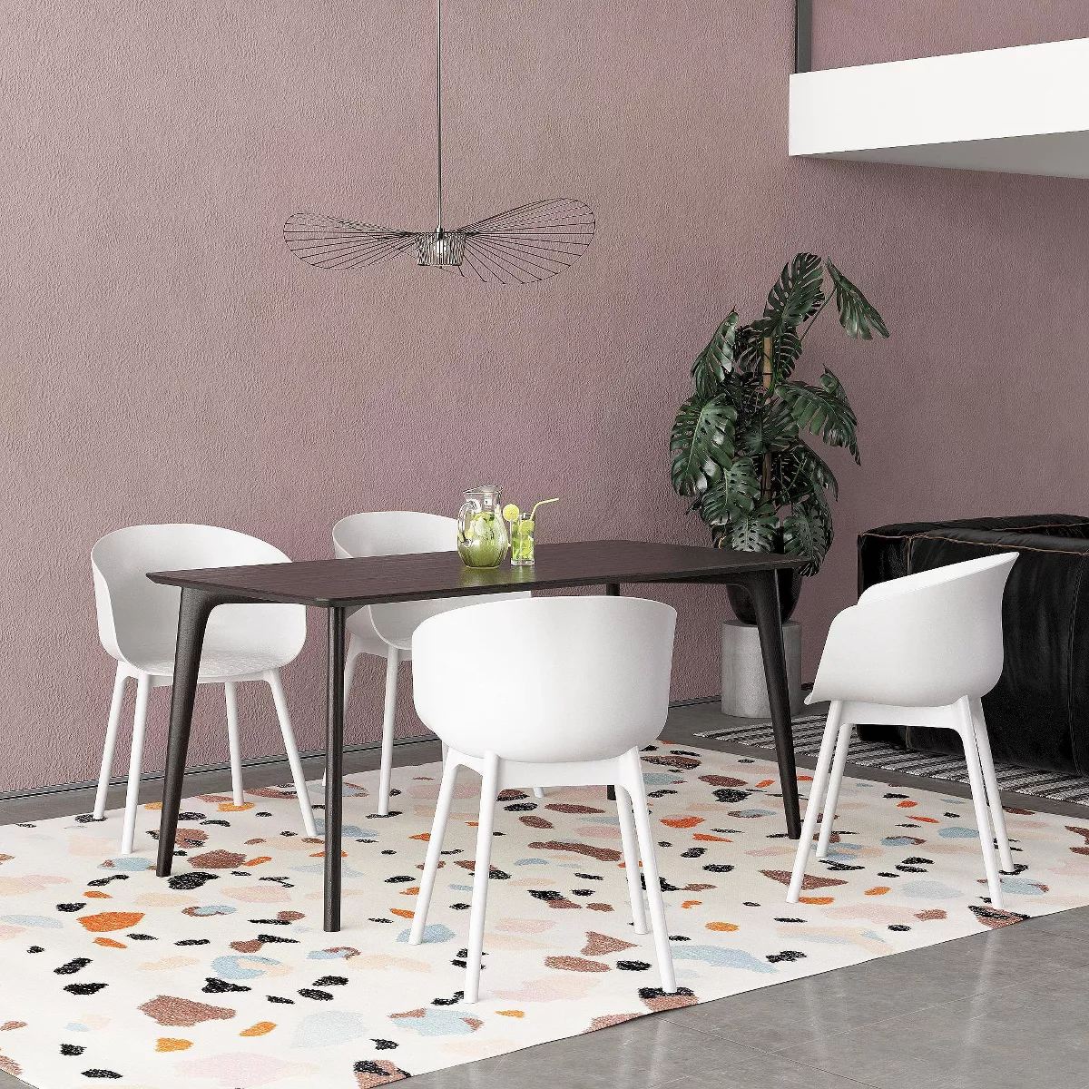 York 2pk XL Indoor/Outdoor Dining Chairs - White - Novogratz