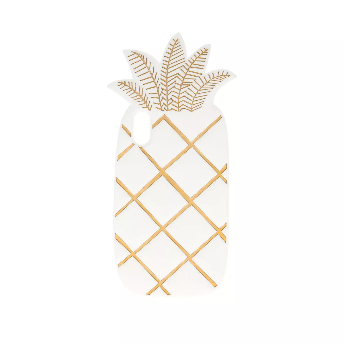 Meri Meri - Pineapple Soft Silicone Phone Case (to fit iPhone X & XS) - Electronics Cases - 1ct