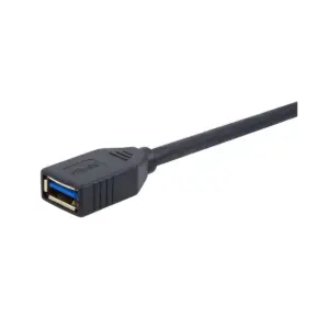 Monoprice USB 3.0 Type-A Male to Type-A Female Extension Cable - 3 Feet - Black | Use with PlayStation, Xbox, Oculus VR, USB Flash Drive, Card Reader,