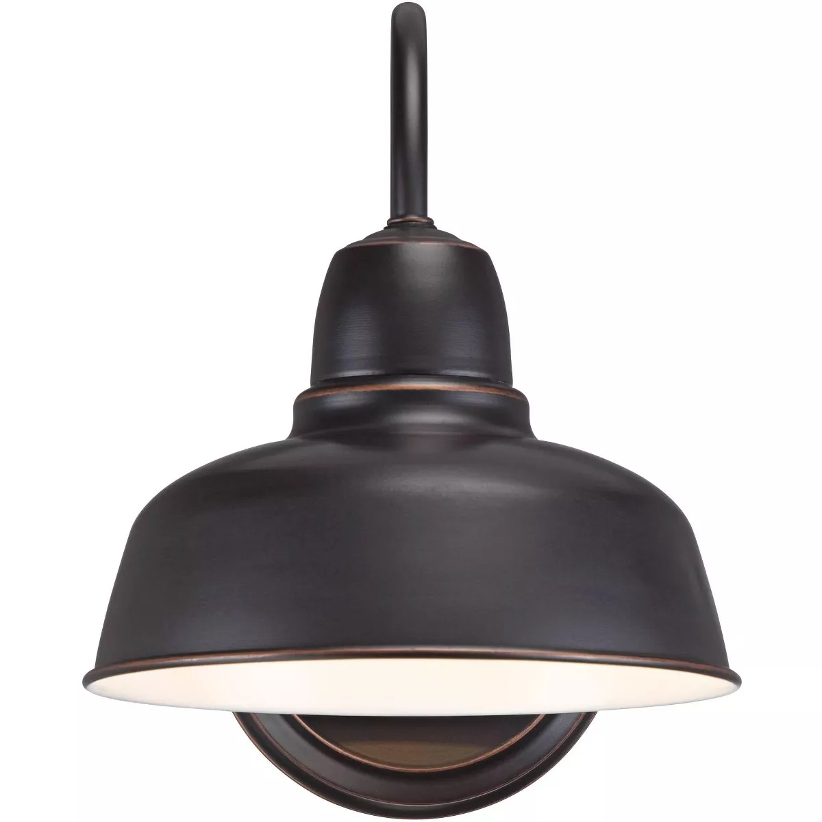 John Timberland Urban Barn Bronze Indoor-Outdoor Wall Lights Set of 2