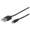 Monoprice Lightning to USB Charge & Sync Cable - 3 Feet - Black | Apple MFi Certified for iPhone X, 8, 8 Plus, 7, 7 Plus, 6, 6 Plus, 5S , iPad Pro