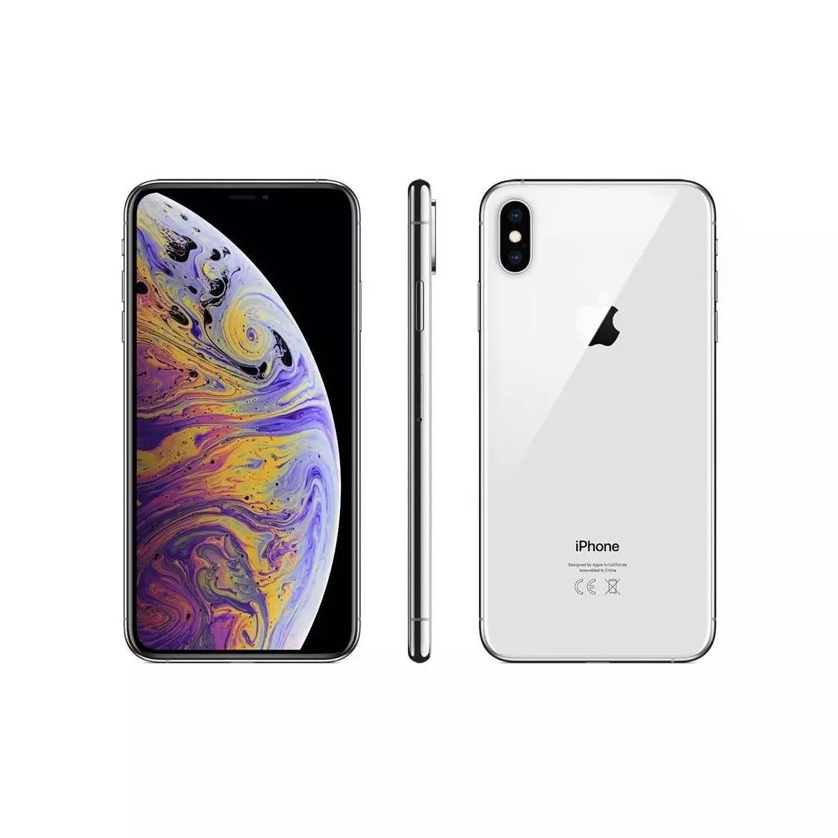 Apple iPhone Unlocked XS Pre-Owned (64GB) GSM/CDMA Phone - Silver