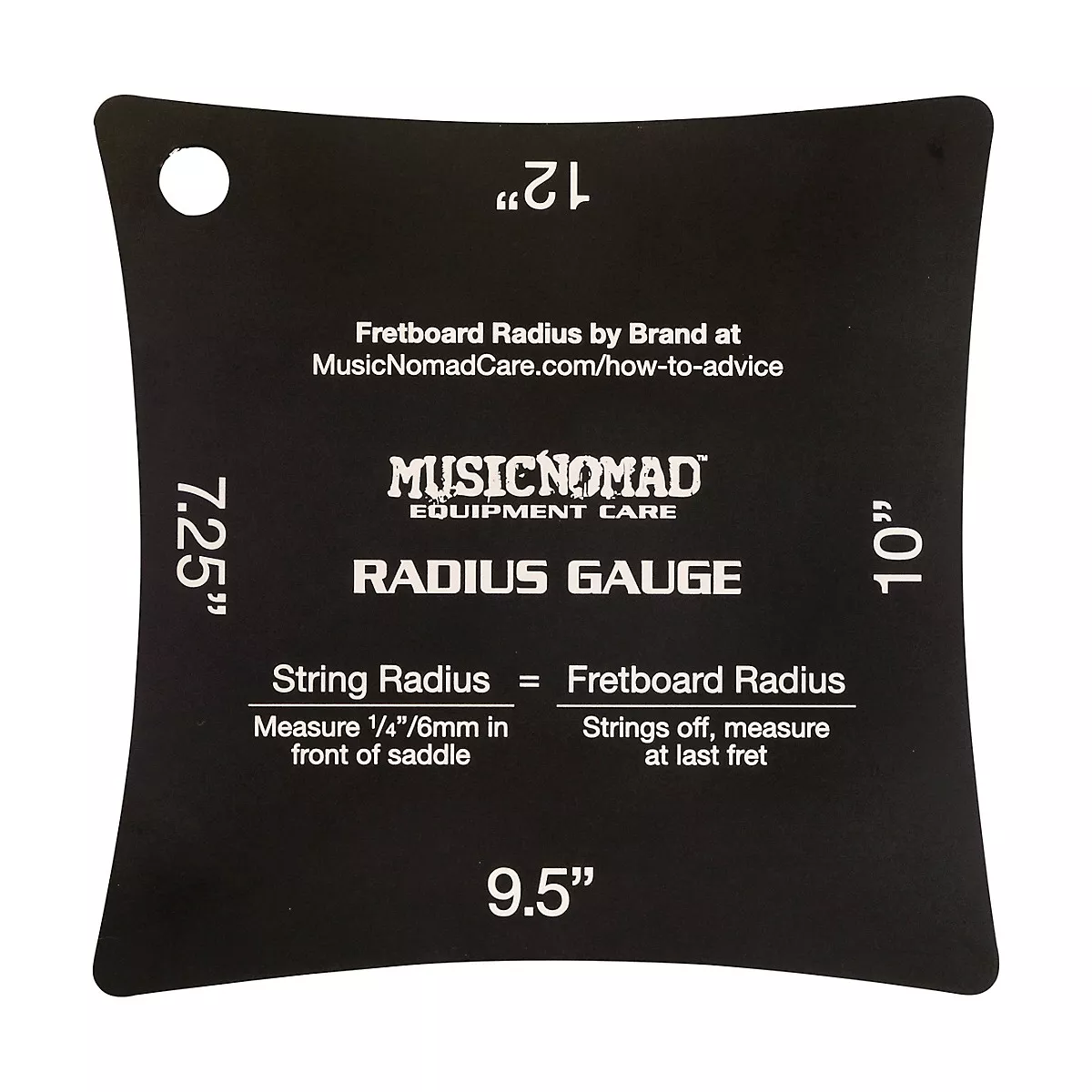 Music Nomad Precision Radius Gauge Set - 2 Pak