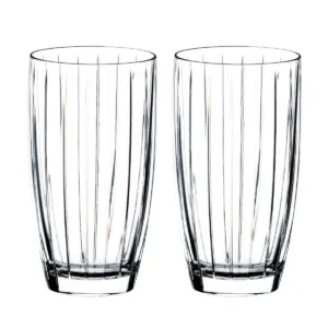 Riedel Sunshine Collection Classic Crystal Tall All-Purpose Glass and Vinum Bordeaux Grand Cru Crystal Red Wine Glass, Set of 4