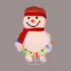 Northlight 30" White and Red Lighted Frosty Pop-Up Snowman Outdoor Decor