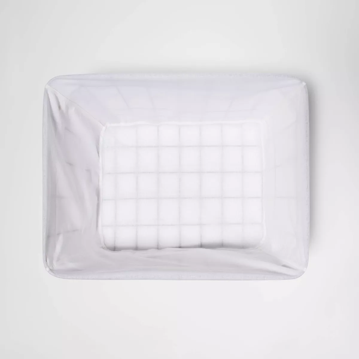 Metal Wire Rectangular Basket with Fabric - Room Essentials™