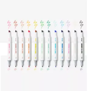 12ct Alcohol Markers Broad & Fine Dual-Tip - Mondo Llama™