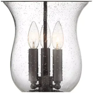 Franklin Iron Works Outdoor Post Light Fixture LED Dimmable Bronze 23
