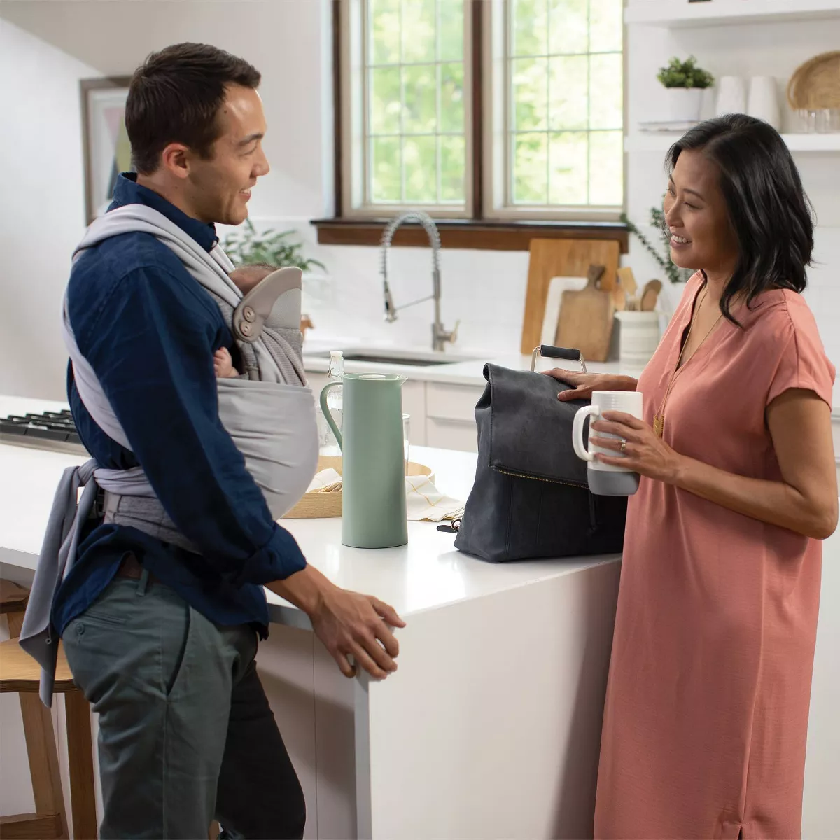 Boppy ComfyChic Hybrid Baby Carrier - Peal