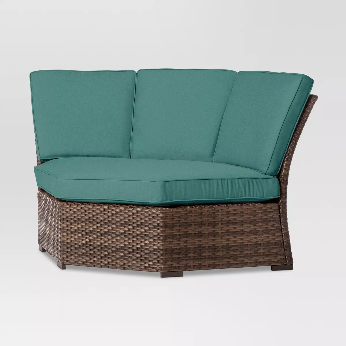 Halsted 4pc Outdoor Half Round Corner Sectional Cushion Set - Turquoise - Threshold™