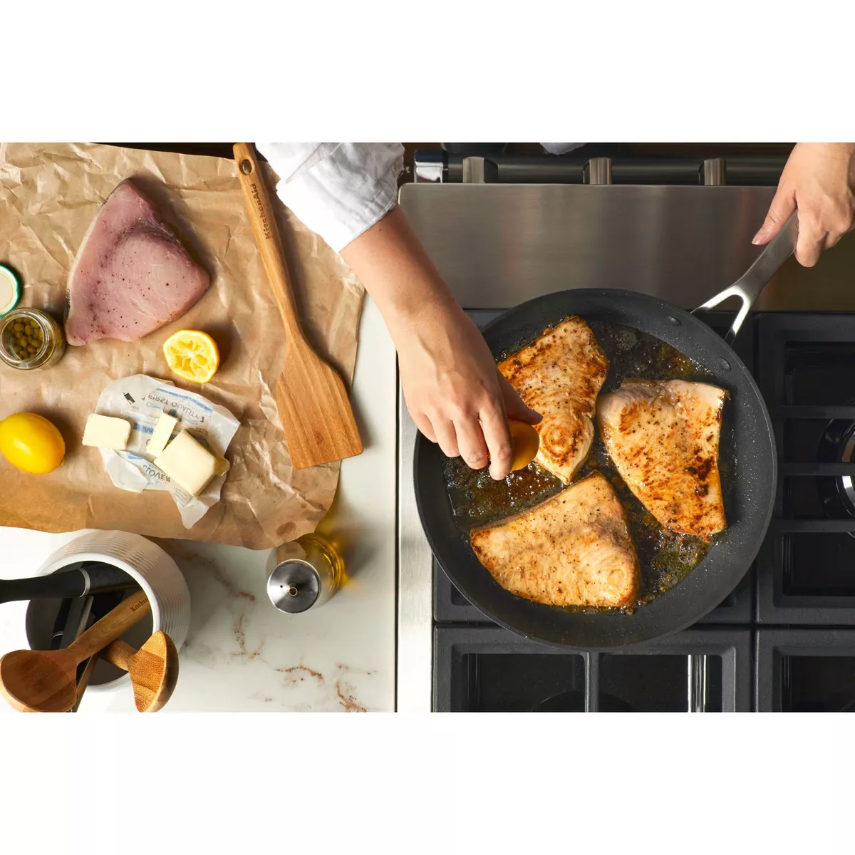 KitchenAid Hard-Anodized Induction 11pc Nonstick Cookware Set
