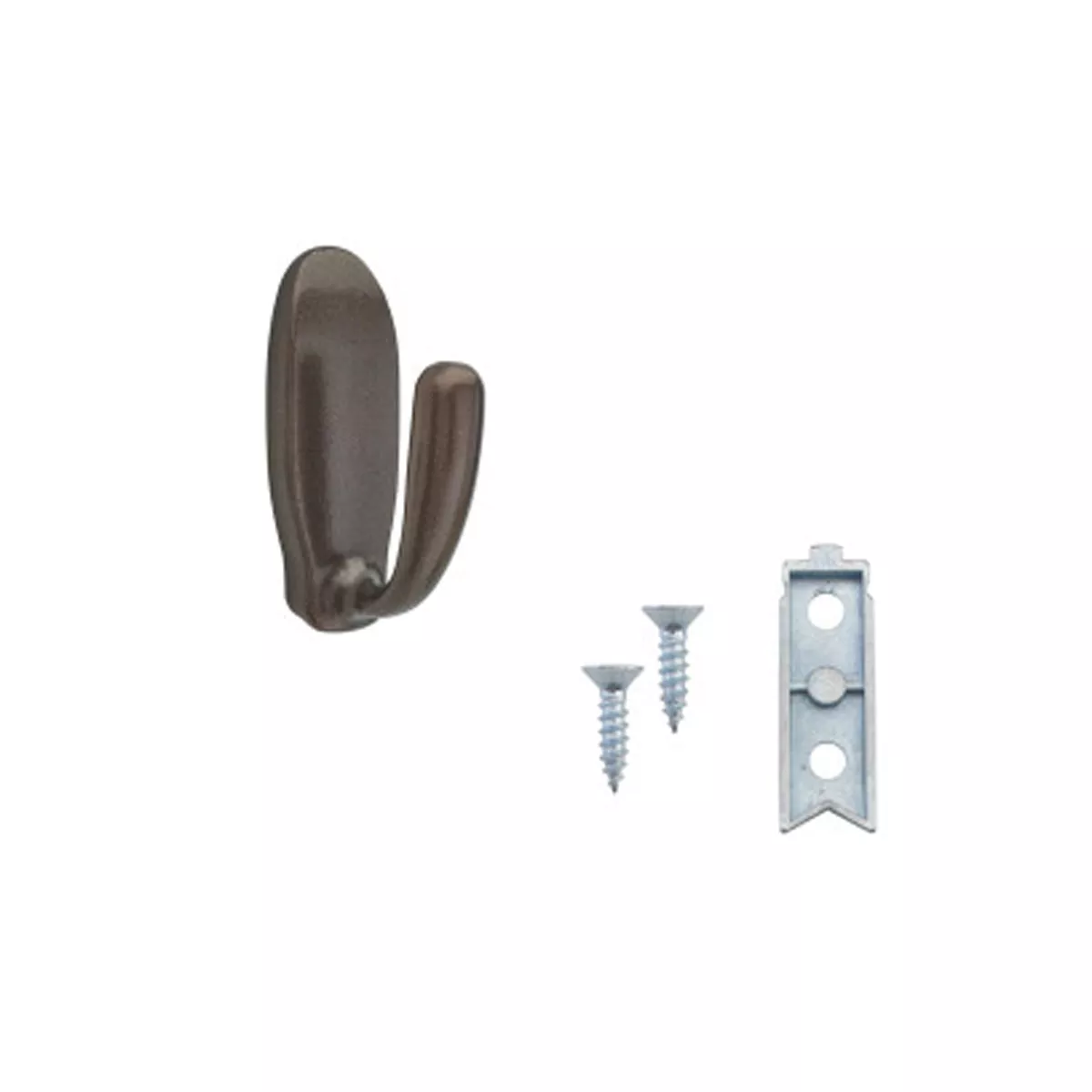 Rev-A-Shelf Sidelines CSSL-HK-BZ-5 Decorative Closet Organizing Wall Hooks for Hanging Robes, Coats, or Towels, Bronze (5 Pack)