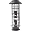 Droll Yankees Squirrel X4 Proof Bird Feeder - Gunmetal