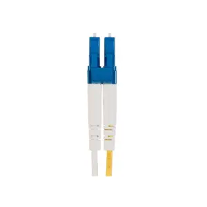 Monoprice Fiber Optic Cable - 3 Meter - Yellow | LC/UPC-SC/UPC, G657A1, Single Mode, Duplex, 2mm, PVC