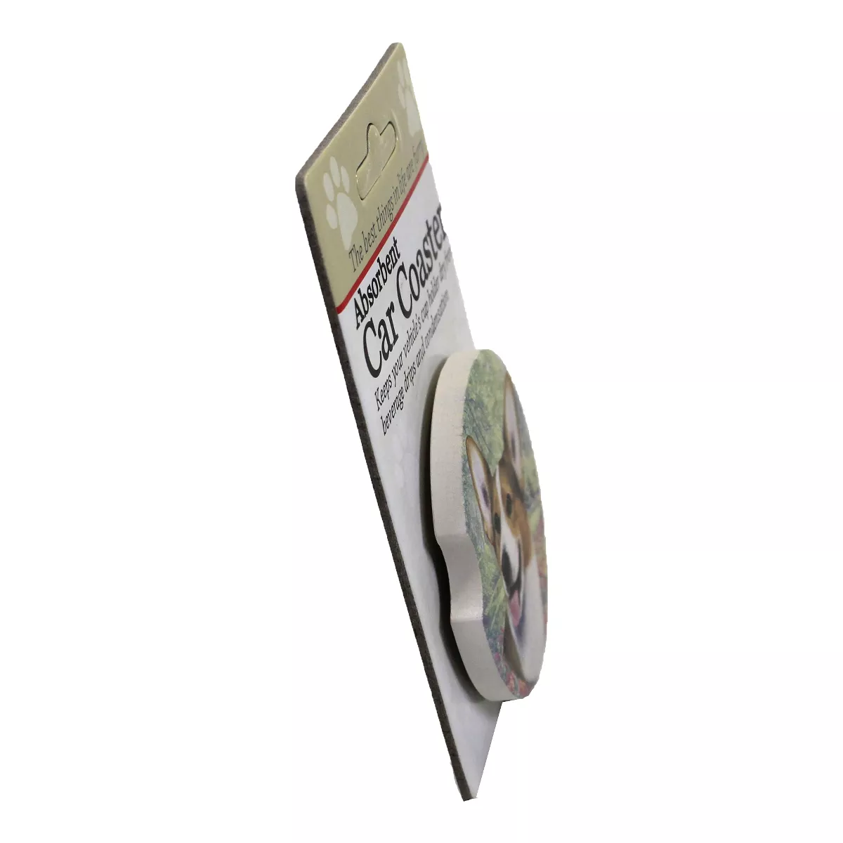 Car Coaster 2.5" Welsh Corgi Car Coaster Absorbant E & S Pet - Coasters