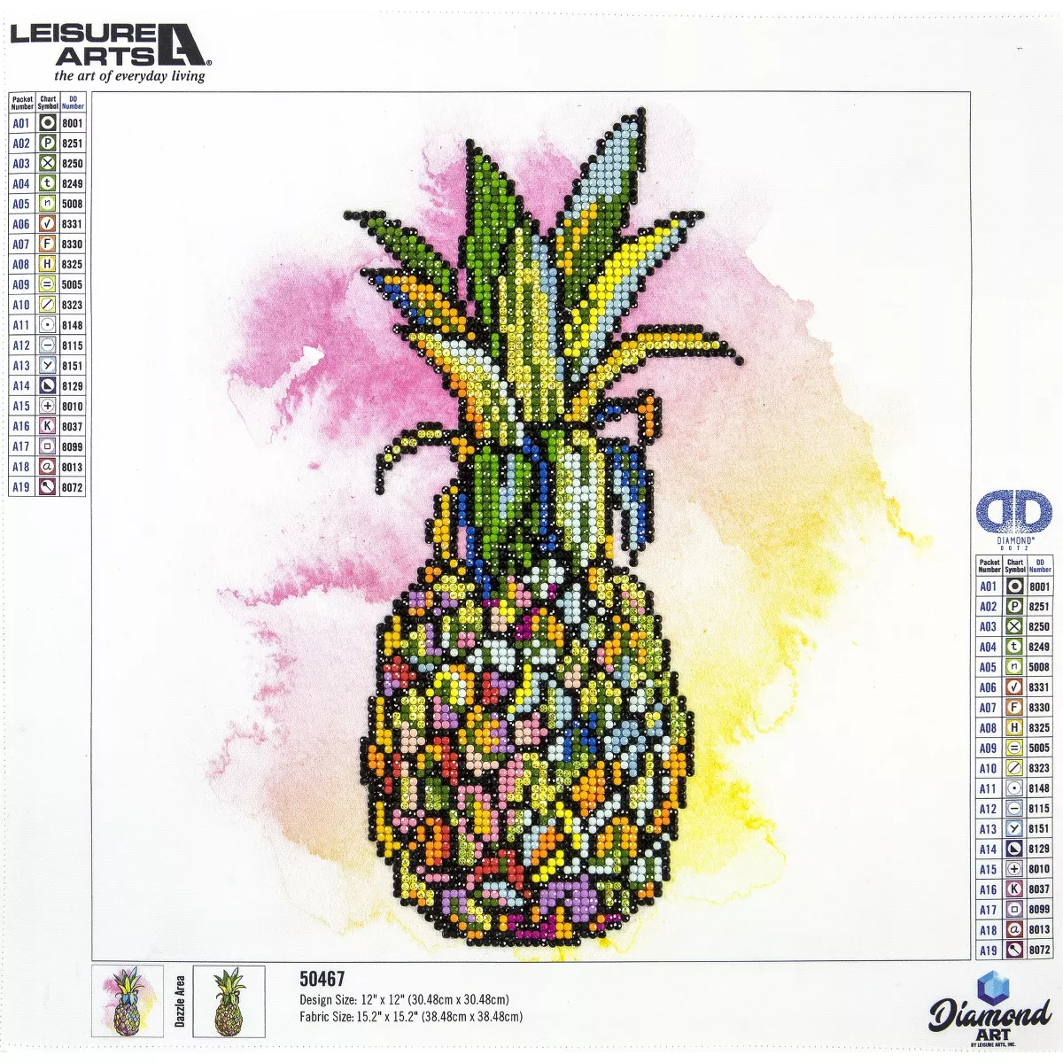 Leisure Arts Diamond Art Intermediate Kit 12