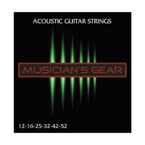 Musician's Gear Acoustic 12 80/20 Bronze Acoustic Guitar Strings 10-Pack