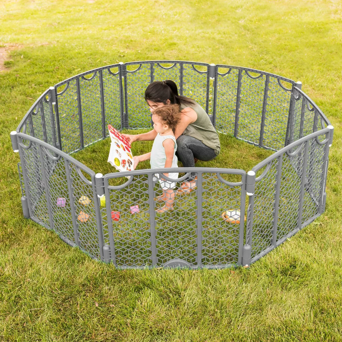 Evenflo Versatile Playards Space - Cool Gray