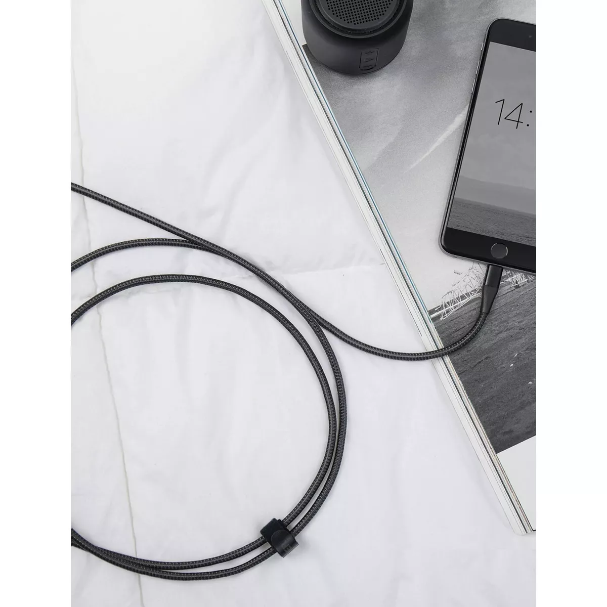 Anker 6' Powerline+ II Braided USB-A to Lightning Cable - Black