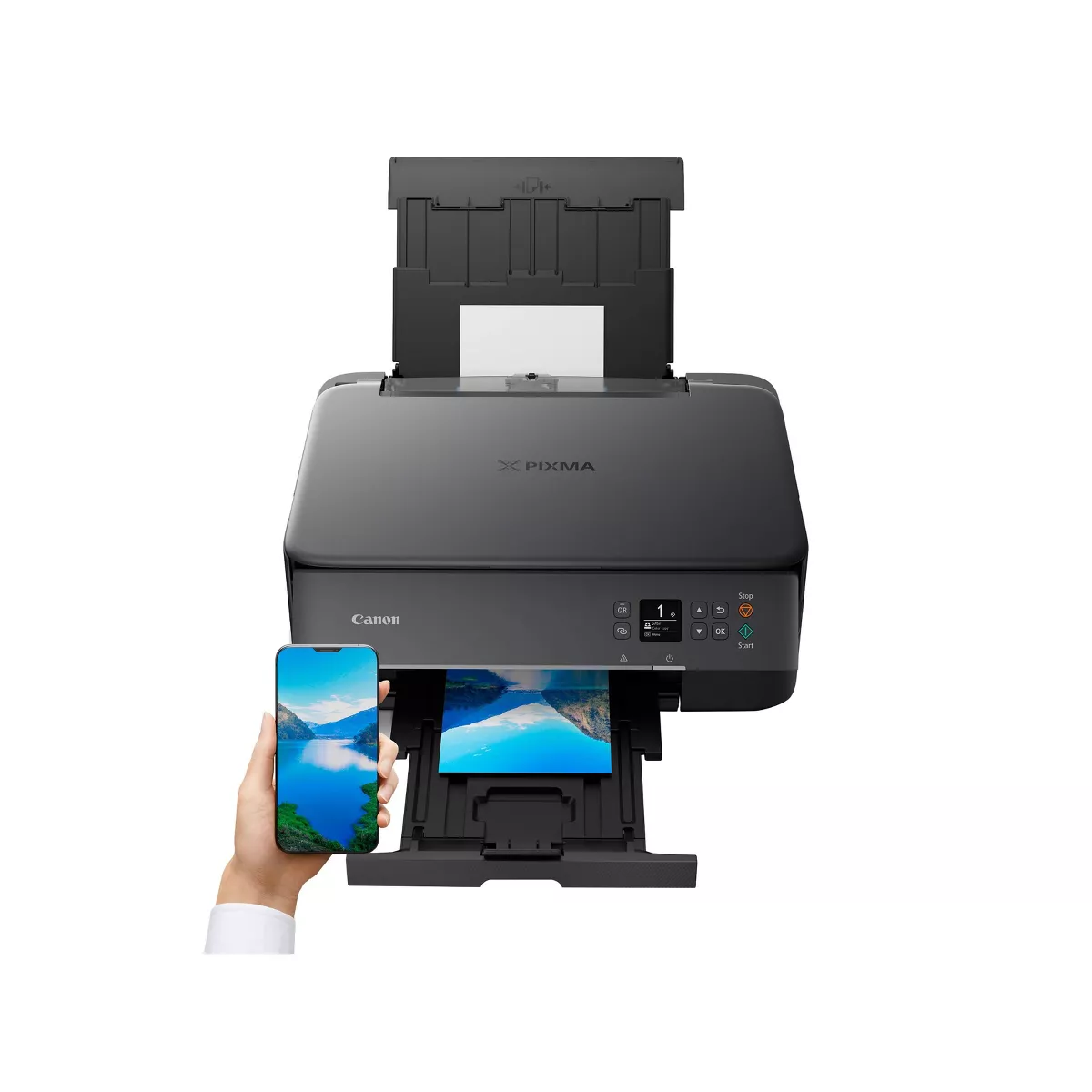 Canon PIXMA TS6420 Wireless All-In-One Photo Printer with Copier, Scanner and Mobile Printing - Black