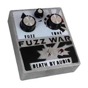 DEATH BY AUDIO Fuzz War Effects Pedal Silver