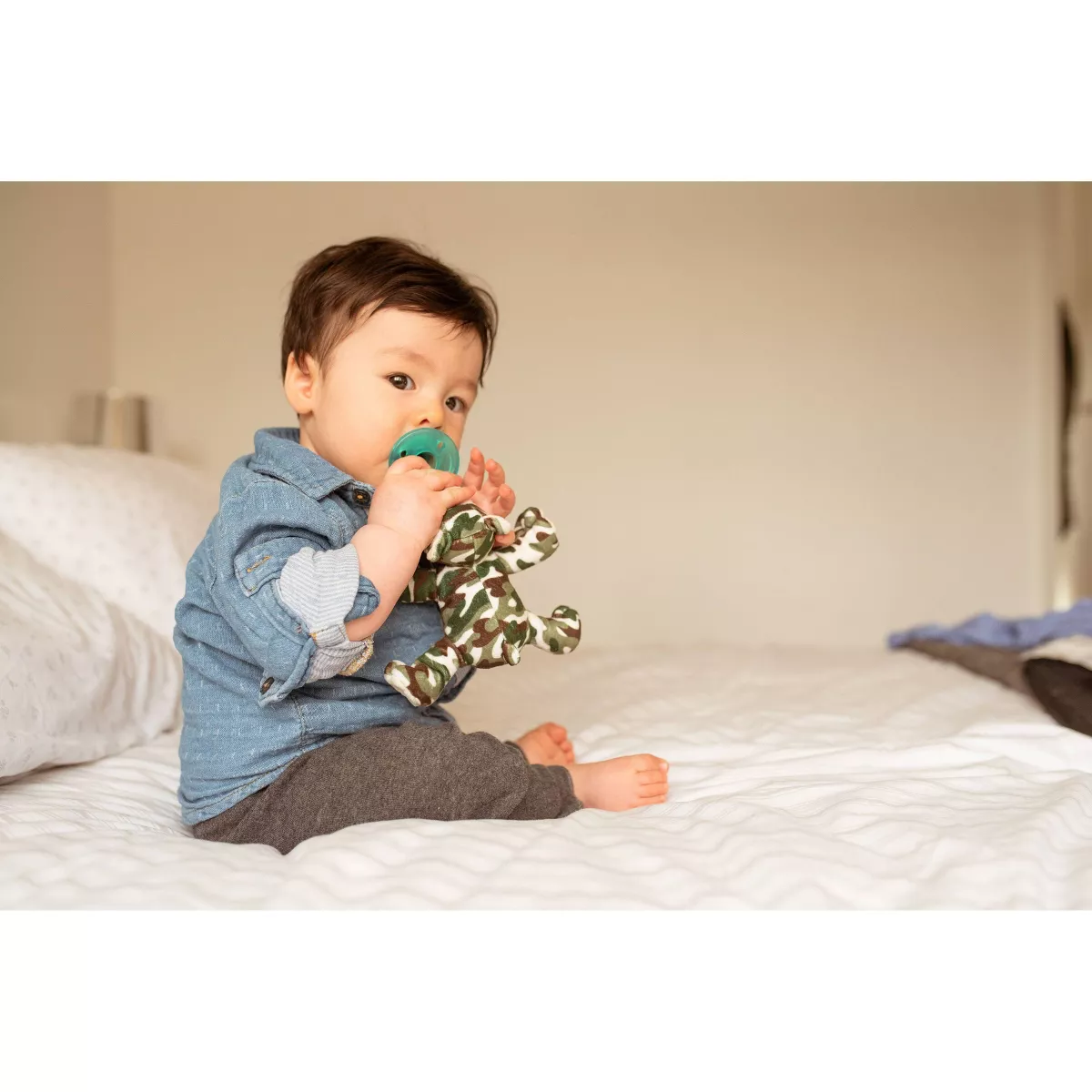 WubbaNub Camo Bear Pacifiers